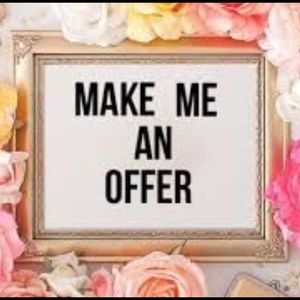 Any offer welcomed!